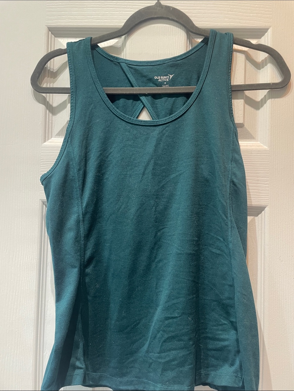 Old Navy Teal Active Tank with Crisscross Back